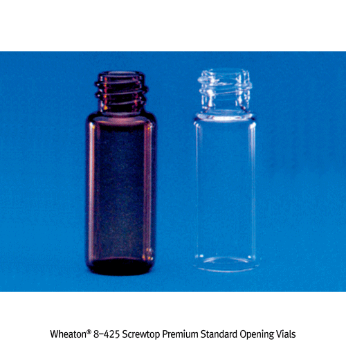 Wheaton® 8-425 Screwtop Premium Standard Opening Vials, for 1.8㎖표준 인기형 프리미엄 바이알