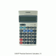 CASIO® Practical Electronic Calculator, 2-way Power, 12 & 14DigitIdeal for Office, School & Home, 전자계산기