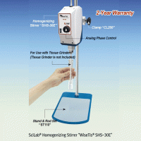 SciLab® Homogenizing Stirrer “WiseTis® SHS-30E”, for Tissue Grinder, 200~5,000rpmanalog Phase control, without Tissue Grinder, with Certi. & Traceability, 호모게나이저 스터러