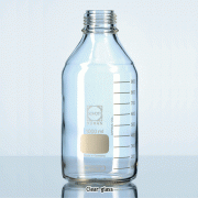 DURAN® GL25~45 Standard Lab Bottle Only, without Cap & Pour-Ring, Clear & Amber, 10~20,000㎖ Boro-glass 3.3, with Graduation & DIN GL-Screwthread, Autoclavable, 캡 별도의 랩바틀