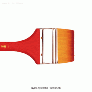 Nylon synthetic Fiber Brush, Flat, Wood Handle with Metal FerruleFor Dust or Paint, 22~24cm, 대형나일론 합성모 브러쉬