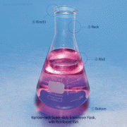 DURAN® Premium Batch-certificated Super-Duty Erlenmeyer Flask, with Reinforced Rim, 25~5,000㎖Ideal for Impact Resist., Boro-glass 3.3, DIN · ISO · UPS, [ Germany-made ] , 슈퍼듀티 삼각 플라스크