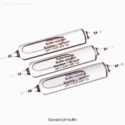 SI Analytics® pH Standard Buffer, Double-end Ampoules, pH 4.01 · 6.87 · 9.18 · 4.00 · 7.00 · 10.01 With Manufacturer’s Certificate, 20㎖/ampoule, 앰플 pH 표준 용액