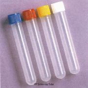 Kartell® PP 15㎖ Screwcap Tube, Sterile & Non-Sterile TypeMuti-use for Test·Centrifuge·Culture, -10℃~+125/140℃, [ Italy-made ] , PP 15㎖ 스크류 캡 튜브