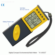 DAIHAN® Digital/Compact Environmental Multi-Meter, with EL Backlight, Rubber Coated For Air Pressure “mb” / Altitude“m” / Temp.“℃” / Direction “˚” / Weather Forecasting / Calendar / Alarm Timer with Jumbo LCD Display, 휴대용 디지털 멀티 메타, 기압 / 고도 / 방위 / 일기예보 / 