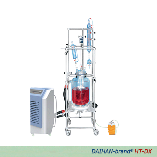 DAIHAN® High-Torque Overhead Stirrer “HT-AX” & “HT-DX”, for Middle-/High-Viscosity, Max.40·60Lit, 60,000·90,000mpas<br>With “Push-Through” Shaft(Φ10mm or Less) and Chuck grip Φ6~12mm, Flex-Coupling Φ6~16mm, Max.1,000rpm<br>중/고점도용 강력교반기, 사용교반봉 ; ①기본은Φ6~12m