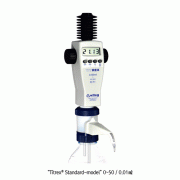 “witeg” Digital Burette, TITREX® Bottle-top, Titration and Dosing Applications, 0~50/0.01㎖<br>Ideal for Fine(㎕)-adjustment, Perfect Air-purging Mechanism·No Loss of Reagent·Autoclavable Valve Block, 디지털 정밀 자동뷰렛