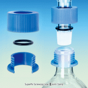 “witeg” Superfix Screwcap type Joint Clamp, with Clamping O-ring, Color-coded, Joint 14~45<br>Highest Safety, Screwthread-type, for both DIN/ISO & ASTM Joint, <Germany-Made> Superfix 스크류타입 조인트 클램프