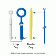 Biofil® Sterile Treated Inoculating Loop and Needle, PP, Quality Traceable, 1 & 10㎕<br>With Treated Surface, 100,000 Clean Grade, 일회용 멸균 접종 루프 와 니들, 멸균·특수 표면 처리