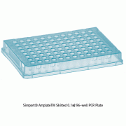 Simport® AmplateTM Skirted 0.1㎖ 96-well PCR Plate, PP, Thin Wall<br>With Alphanumeric Grid for Identification, -196℃+121℃, <Canada-Made> PCR 플레이트