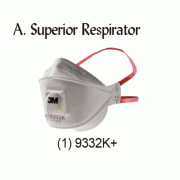 3M® Disposable Particulate Respirator, Light Weight, Comfortable & Convenient<br>Variety of Strap Attachments and Types, 일회용 안면부 여과식 방진 마스크, 특급·1급·2급