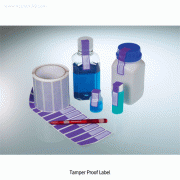 Burkle® Tamper Proof Label, Checkerboard Pattern, Visible Proof of Tampering<br>Each Label Separated From the Roll Individually, <Germany-Made> 개폐방지 라벨